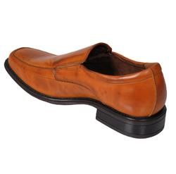 Scandro Footwear Mens Leather Square Toe Loafers