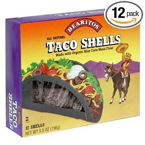 Little Bear Taco Shells, 5.5 Ounce Units (Pack of 12