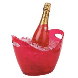Seau à champagne en plastique rose MEN151P   Un seau à Champagne à
