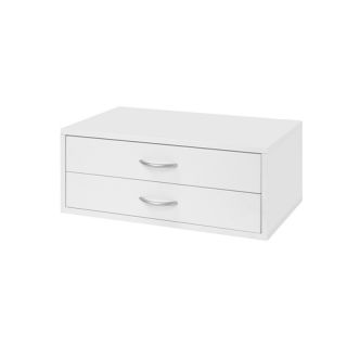 box white 2 drawer hanging closet organizer today $ 143 38