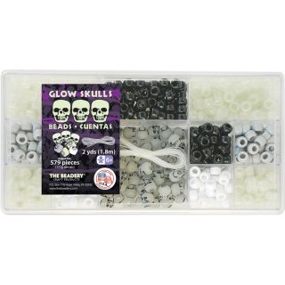 Bead Box Kit 579 Beads/Pkg Glow Skulls Today: $10.49 5.0 (1 reviews