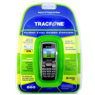Kyocera 126C Tracfone Pre paid Grey Cell Phone