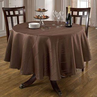 Gourmet Spillproof Fabric 70 inch Round Tablecloth