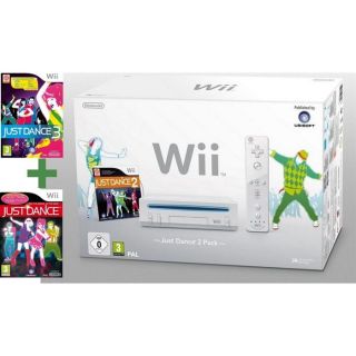 Wii BLANCHE + LINTEGRALE JUST DANCE   Achat / Vente WII Wii
