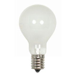 Satco S4167 130 Volt 60 Watt A15 Intermediate Base Light Bulb, Frosted