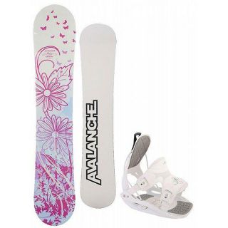 Avalanche Bliss Womens 150 cm Snowboard with Flow Muse Bindings