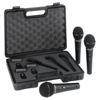Packs  3 Microphone XM1800S dynamique super cardioide, impédance 600