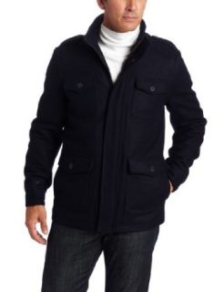 Dockers Mens Wool 4 Pocket Melton Jacket Clothing