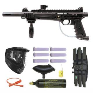 US ARMY Carver One Tippmann Paintball Gun Mega Set Sports