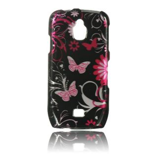 Luxmo Butterfly Snap on Protector Case for Samsung Exhibit 4G/ T759