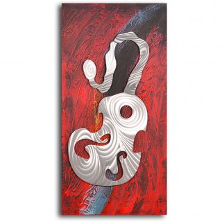  Metal on Hand painted Canvas Wall Decor Today $151.99