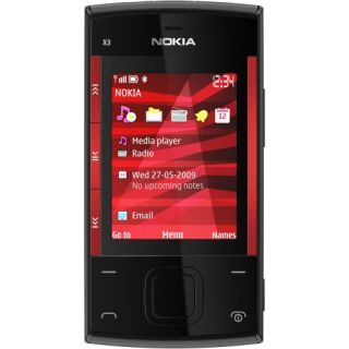 Nokia X3 Unlocked GSM Cell Phone  Red