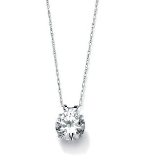 gold cubic zirconia solitaire necklace msrp $ 155 00 today $ 62 99 off