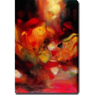 Abstract Fire Butterfly Giclee Canvas Art