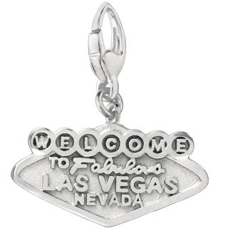 Sterling Silver Las Vegas Charm