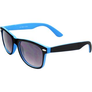 Black/Blue Plastic frame UV 400 Purple/Black Lens Fashion Sunglasses