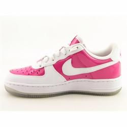Nike Youth Girls Air Force 1 Vivid Pink/White Basketball Shoes