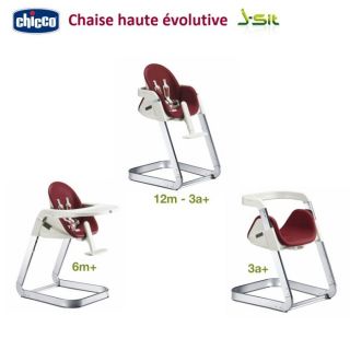CHICCO Chaise haute évolutive I Sit Rouge   Achat / Vente CHAISE