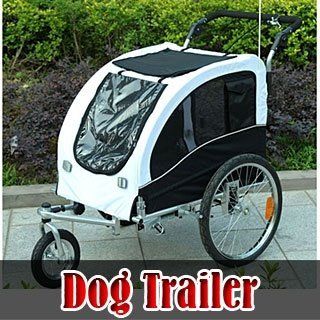 Frugah New Black Color Dog Bike Trailer/stroller 2 in 1