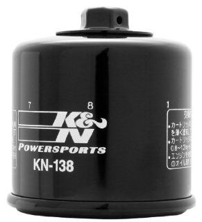 KN 138 Powersports High Performance Oil Filter : 