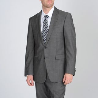 Kenneth Cole New York Mens The Slim Collection Grey Wool Suit