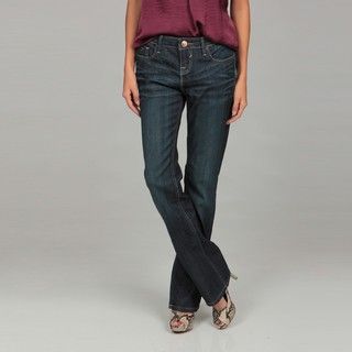 Miss Vigoss Womens Bootleg Rhinestone Denim Jeans
