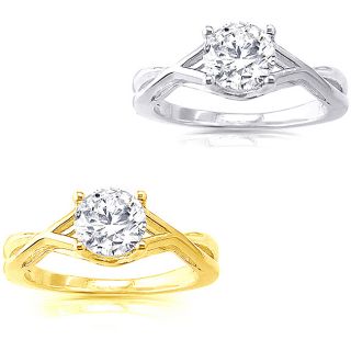 14k Gold 1.25ct TDW Diamond Solitaire Engagement Ring (F G, I1