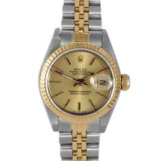 Pre owned Rolex Womens 18k Two tone Steel Datejust Watch