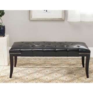 Florence Black Tufted Nailhead Bench Today $289.99 Sale $260.99 Save
