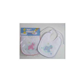  Embroidered Rocking Horse Bibs Case Pack 144 