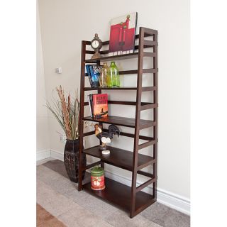 Normandy Tobacco Brown Ladder Shelf Bookcase Today $128.59 4.7 (16