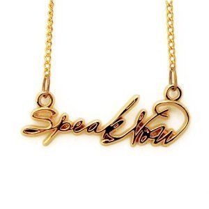 Speak Now Necklace Jewelry