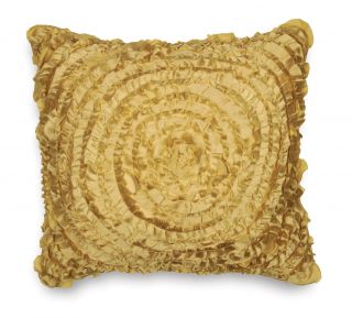 Victoria Dupioni Silk Gold Throw Pillow Today $98.99 Sale $89.09