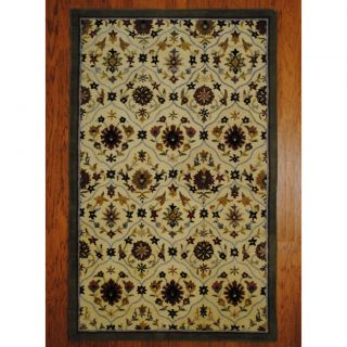 Indo Hand tufted Tibetan Ivory/ Gray Wool Rug (5 x 8) Today $194.99