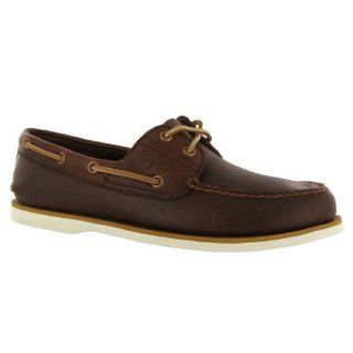Timberland Classic 2 Eye Boat Dark Brown Mens Shoes Shoes