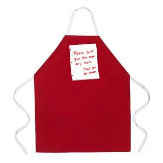 Attitude Aprons His Spouse Red Apron Today $20.79