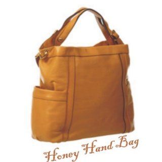  Oversized Leather Hobo with Shoulder Strap , Color Honey Shoes