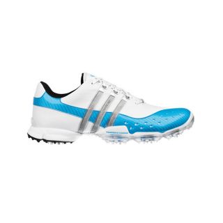Adidas Mens Powerband 3.0 White/ Turquoise Golf Shoes