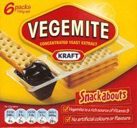 Kraft Vegemite Snackabouts 6 Pack 156g Grocery & Gourmet