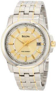 Bulova Mens 98B156 Precisionist Champagne dial Watch Watches 