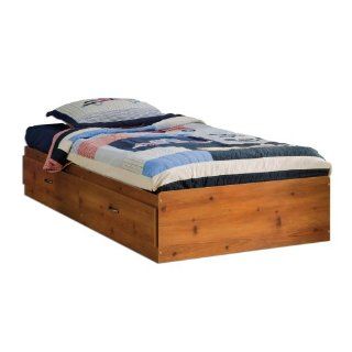 South Shore Logik Collection Twin Mates Bed, Sunny Pine