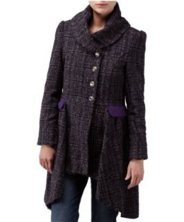 Joe Browns Womens Perfect Purple Tweedy Coat Clothing