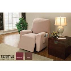 TexStyle Hawthorne Stretch 4 piece Recliner Slipcover
