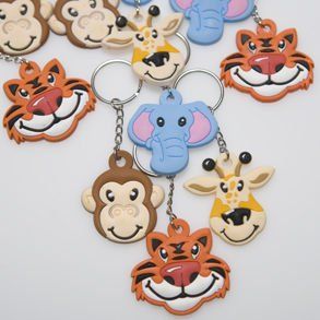 Zoo Animal Keychains Toys & Games