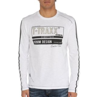 TRAXX T Shirt Homme Blanc   Achat / Vente T SHIRT T TRAXX T Shirt
