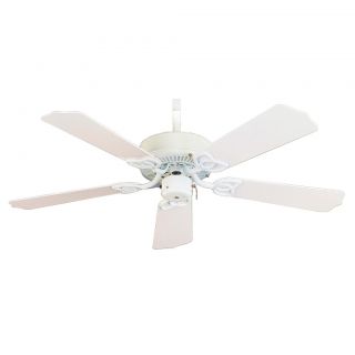 White Transitional 5 blade Ceiling Fan Today: $106.99