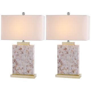 Indoor 1 light Tory Sea Shell Table Lamps (Set of 2) Today: $203.99