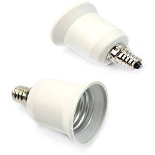 Onite E12 to E26 E27 Lamp Sockets Adapters, package of 2   