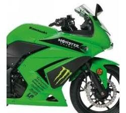 Kawasaki Ninja 250R Team Monster Graphics Kit : 