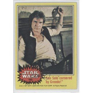 cornered by Greedo (Trading Card) 1977 Star Wars #162 